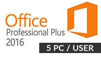Microsoft Office Professional Plus 2016 - 5 PC USER