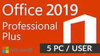 Microsoft Office Professional Plus 2019 - 5 PC / USER MAK