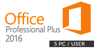 Microsoft Office Professional Plus 2016 - 5 PC USER